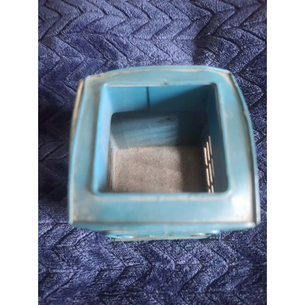 Vintage Metal Police Public Call Box Blue TARDIS Style Tin 5" Dr Who pencils - Picture 3 of 4